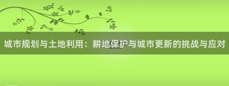 巨星国际游戏上分地址：城市规划与土地利用：耕地保护与城市更新的挑战与应对