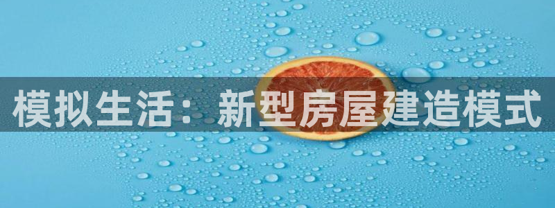 巨星国际提现多久到账：模拟生活：新型房屋建造模式
